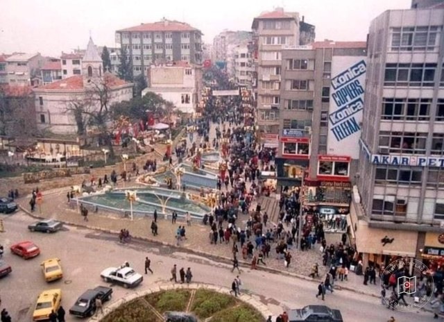 The Bull Statue at Altıyol, Kadıköy, 1990
