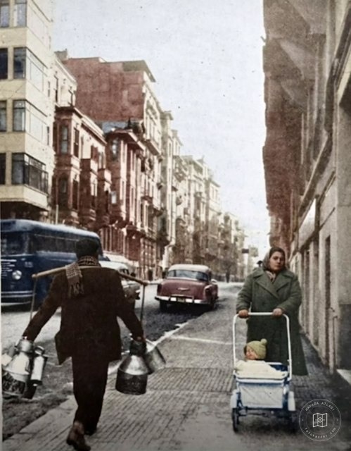 Rumeli Street in Nişantaşı, 1957
