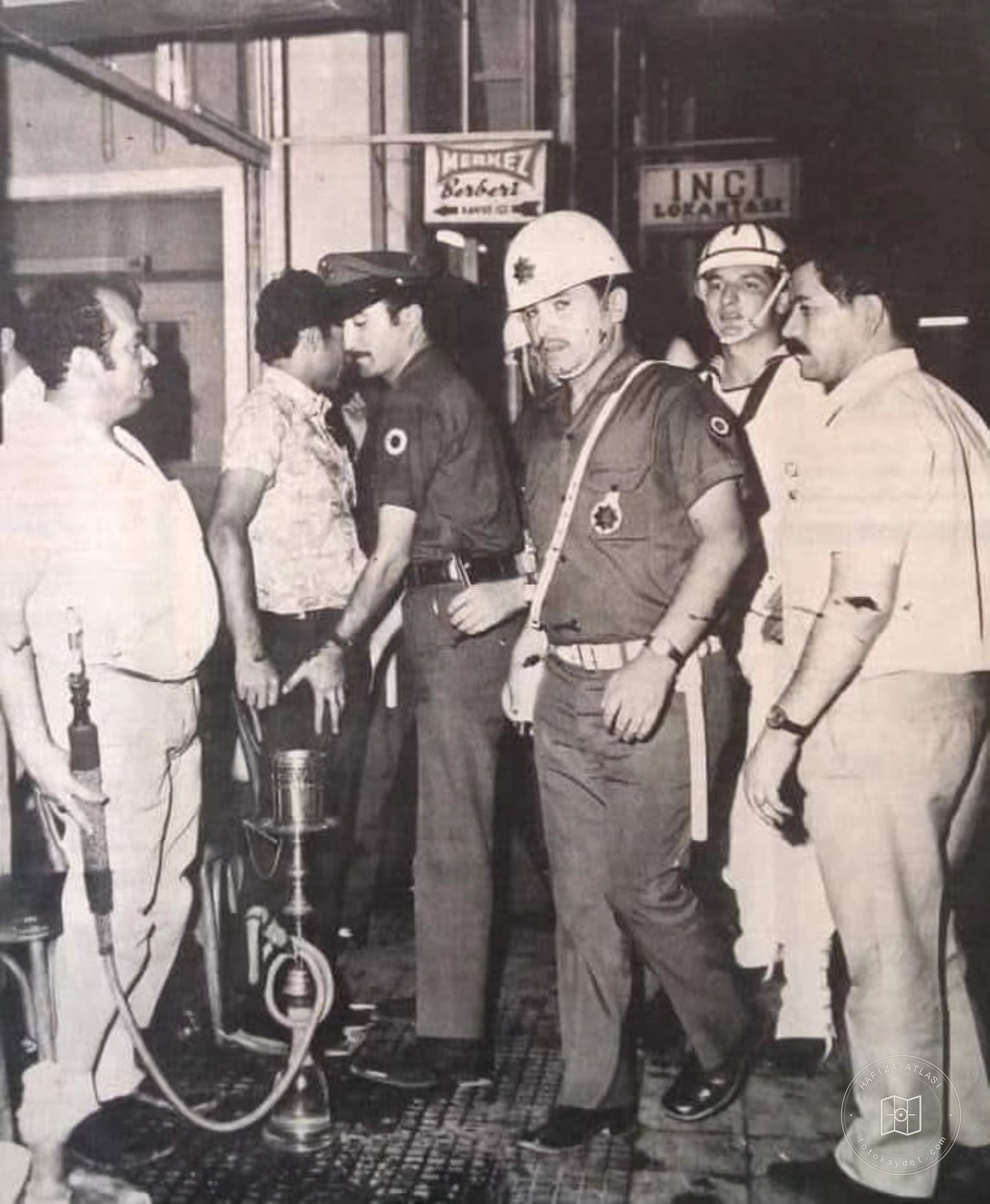 Basmane’de polis araması, İzmir, 1971