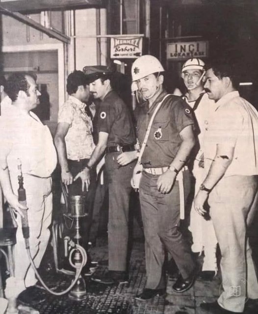 Basmane’de polis araması, İzmir, 1971
