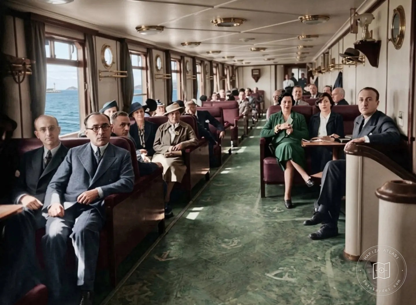 The Kadıköy ferry, Istanbul, 1939