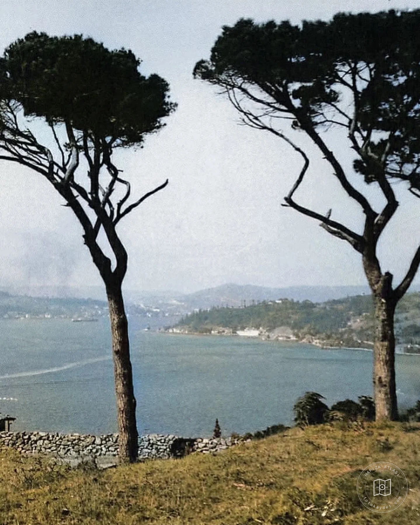 Rumeli Fortress from Sevda Hill in Kandilli, 1950s