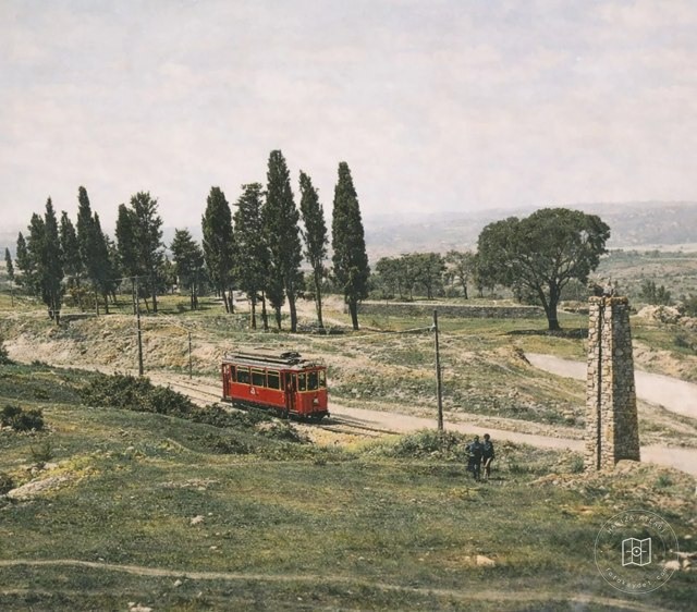 The Kısıklı tram, Üsküdar, 1940s