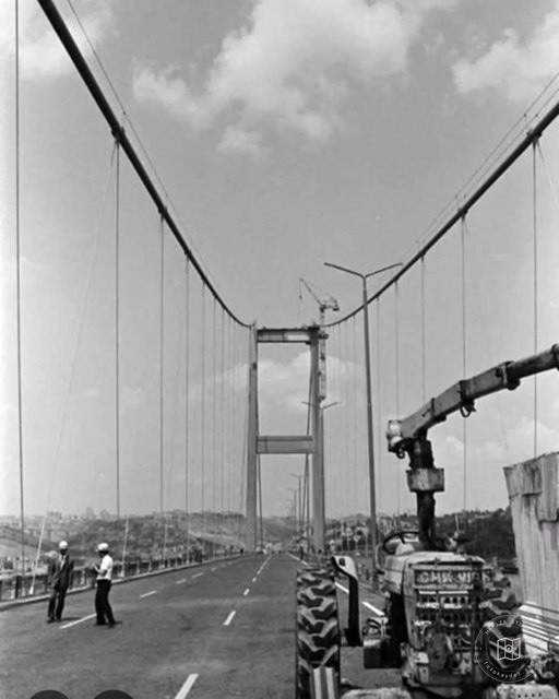Construction of the Bosphorus Bridge, 1972–1973