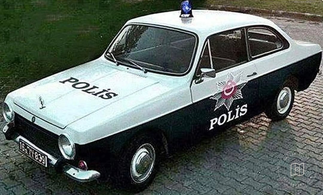 An Anadol police car, 1970s