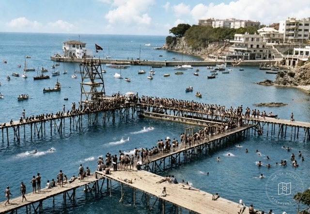 Moda Beach, Kadıköy, 1960s