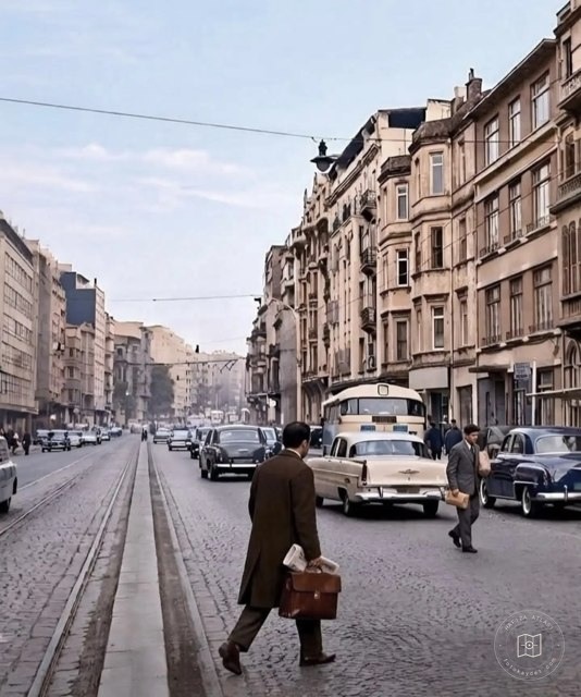 Halaskargazi Street, Osmanbey, 1962