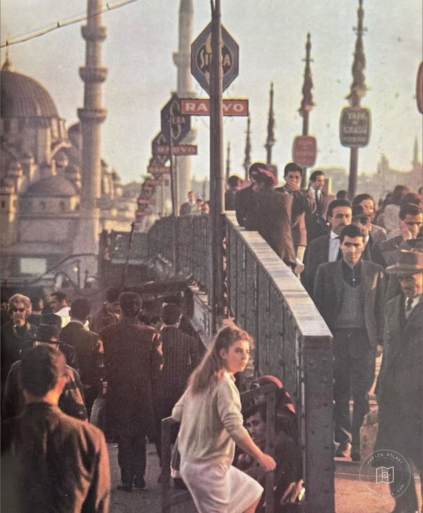 A view of Galata Bridge