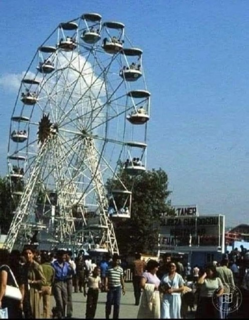 An amusement park in Fatih, 1970s