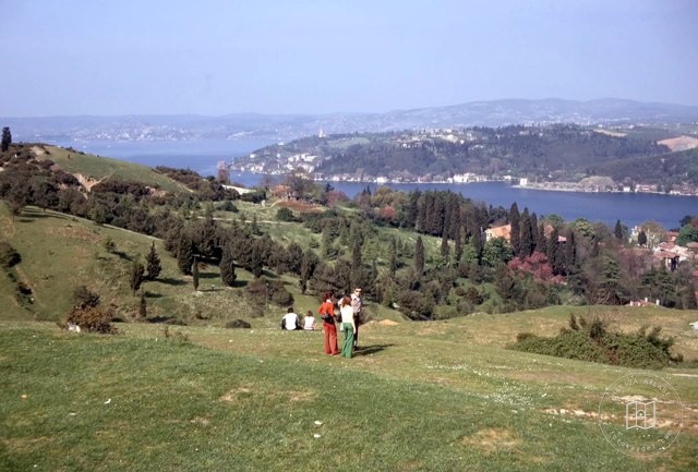 The Bosphorus and Kanlıca from above Rumeli Fortress, 1973