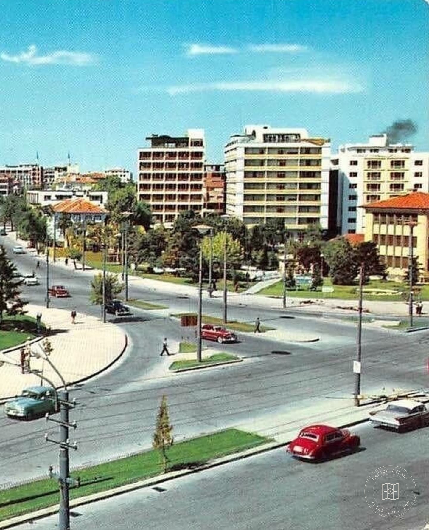 Ankara’da kavşak ve apartmanlar