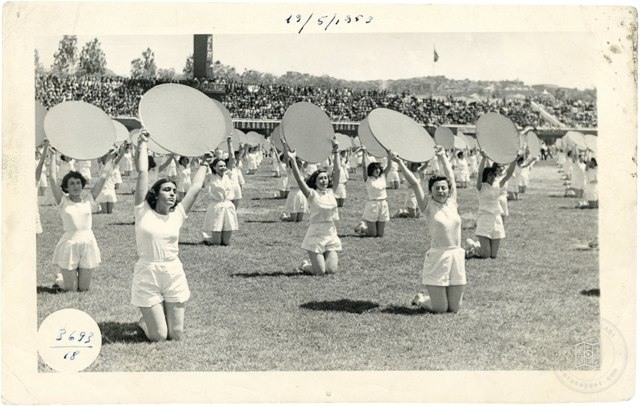 A group performance on Youth and Sports Day