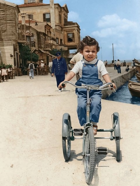 Burgazada waterfront, 1954