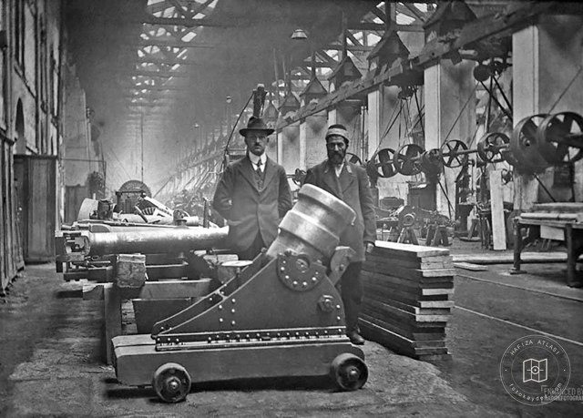 Ottoman military manufacturing works, 1916