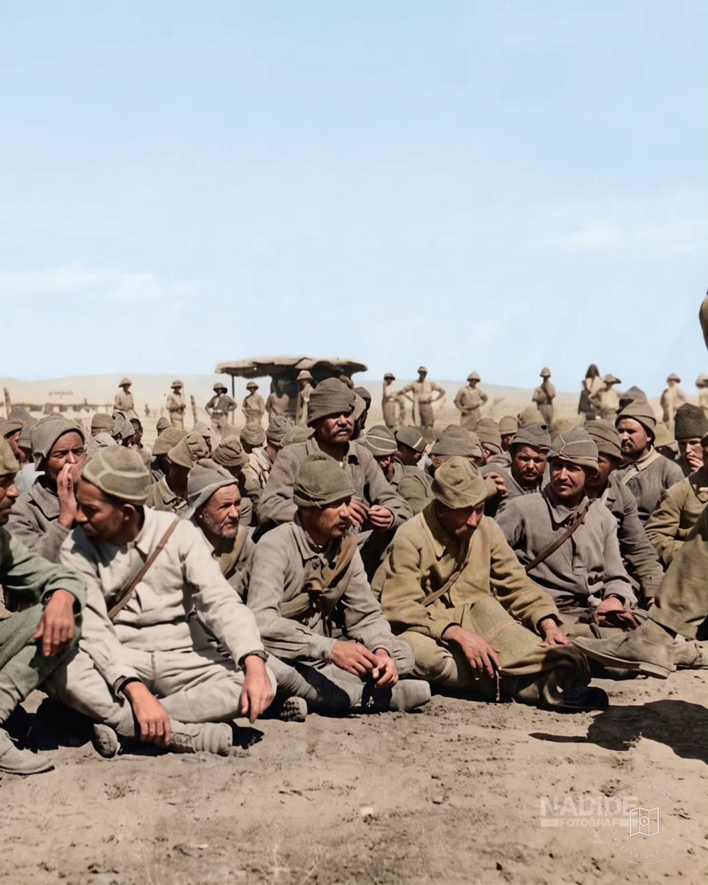 Ottoman soldiers captured by the British army