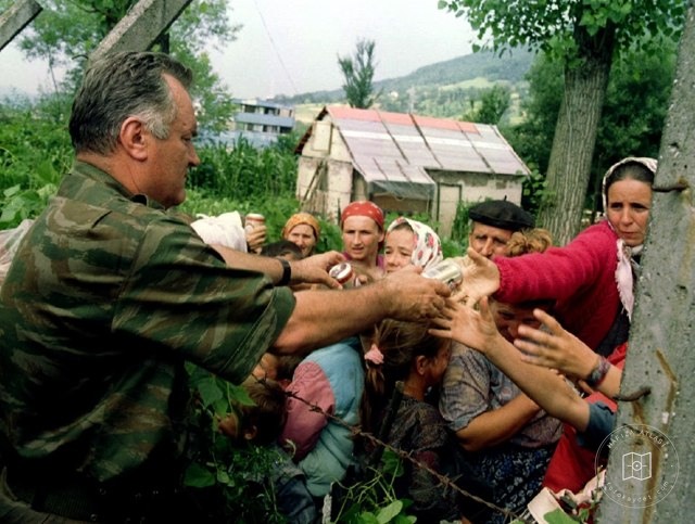 Ratko Mladić in Srebrenica, 1995