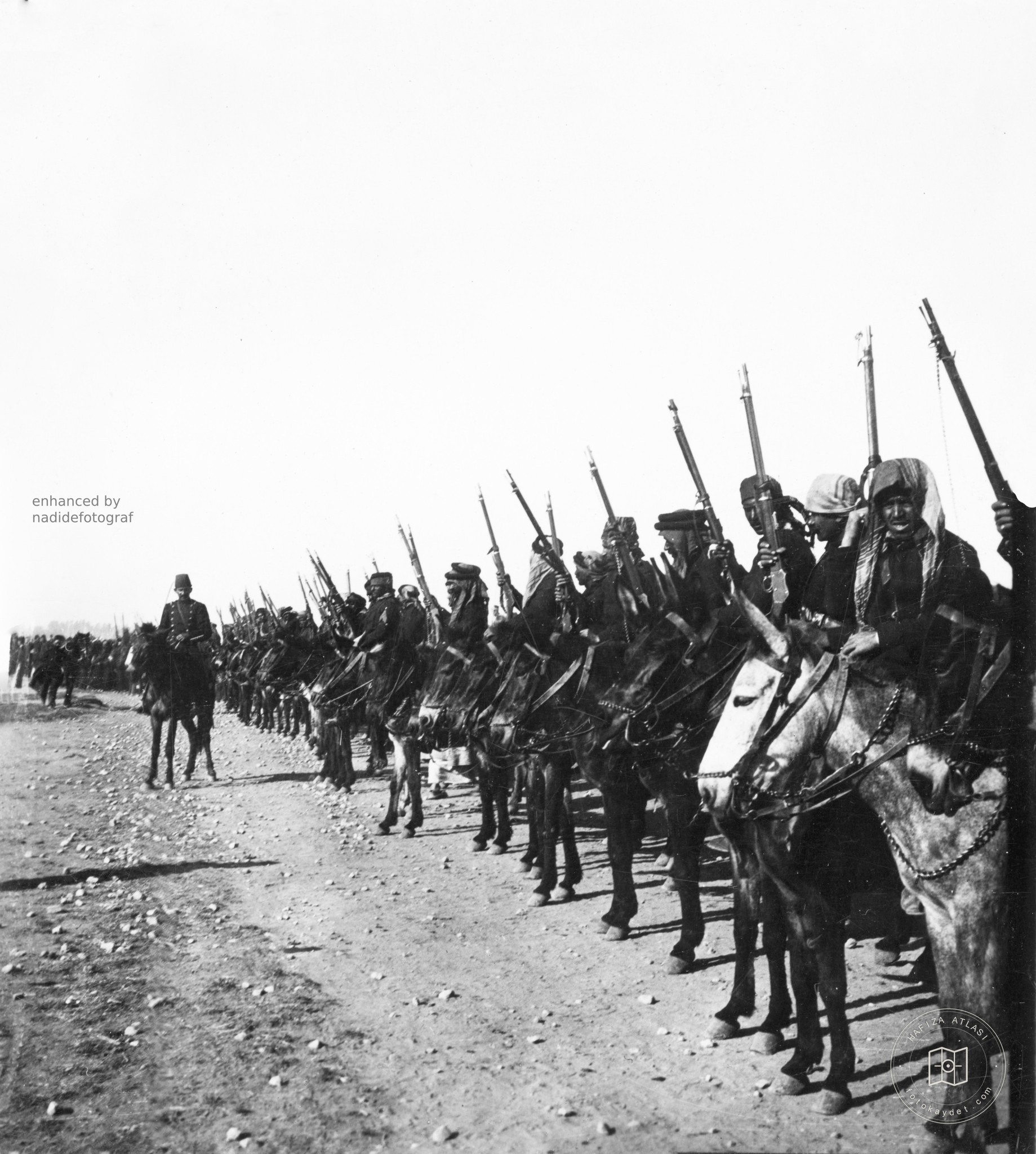 Turkish cavalry in Damascus, 1903