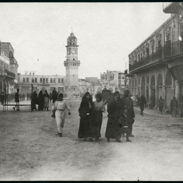 Cemiliye Boulevard in Aleppo, around 1910