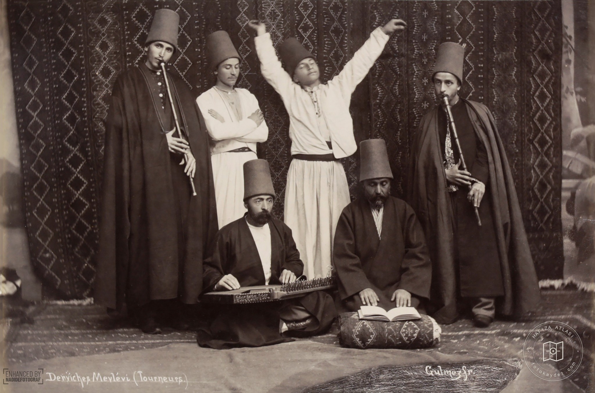 Mevlevi dervişler, 1890