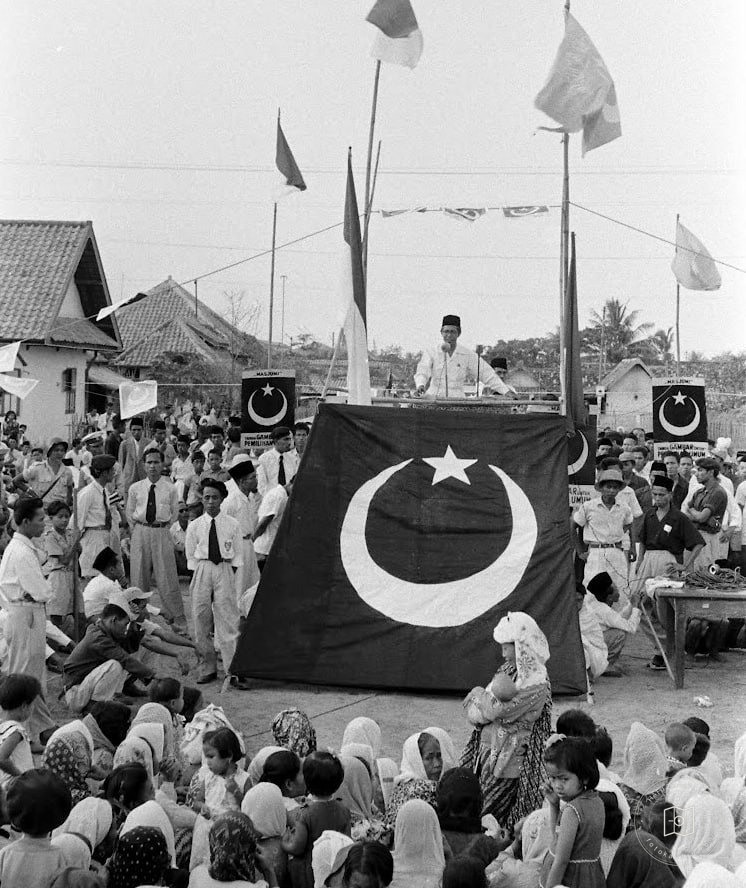 The Masyumi Party's election campaign, 1955