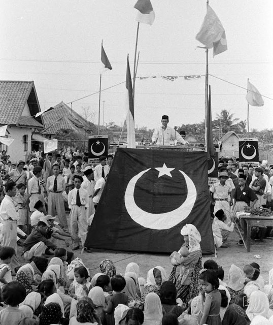 The Masyumi Party's election campaign, 1955