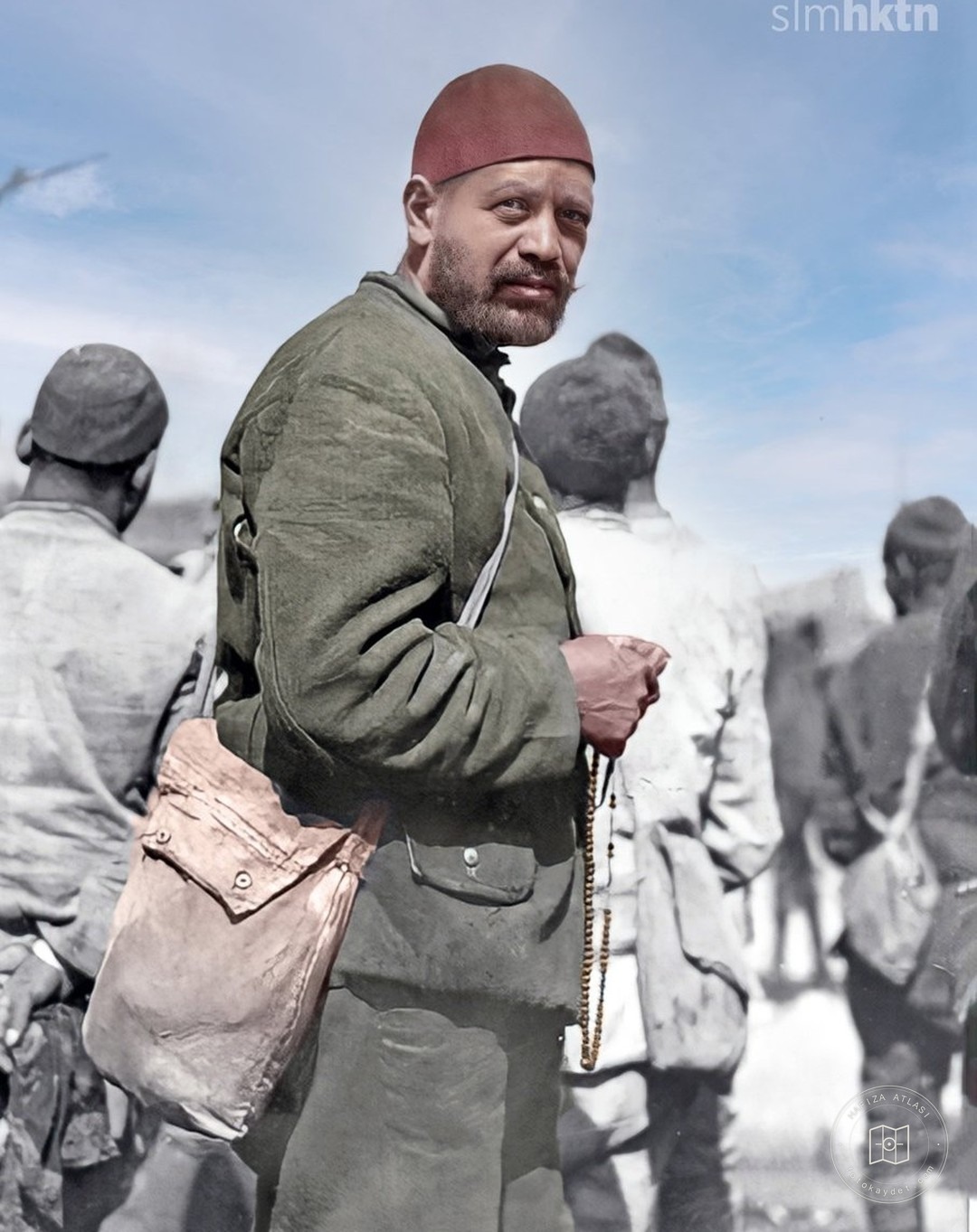 An Ottoman soldier captured during the Suez expedition