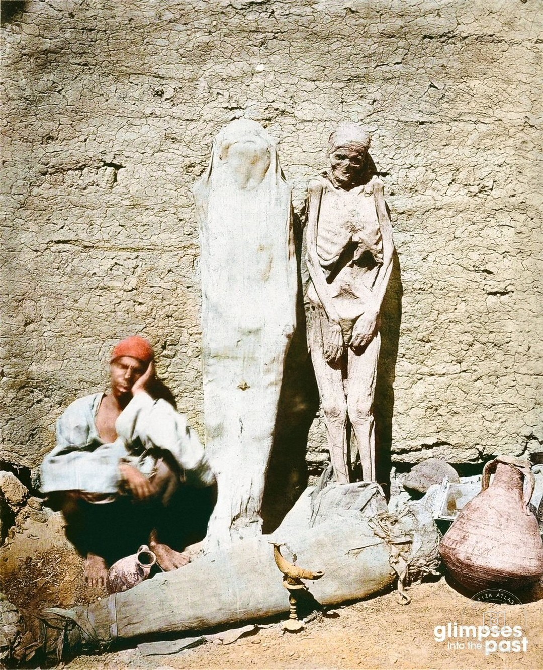 Mısır'da mumya satan adam, 1875