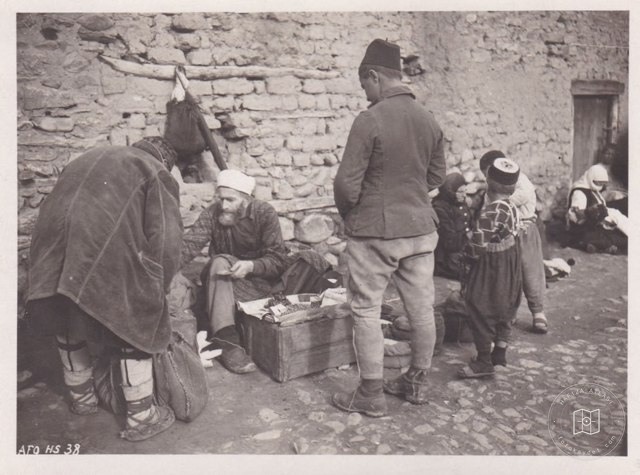The market in Florina, 1914–1918