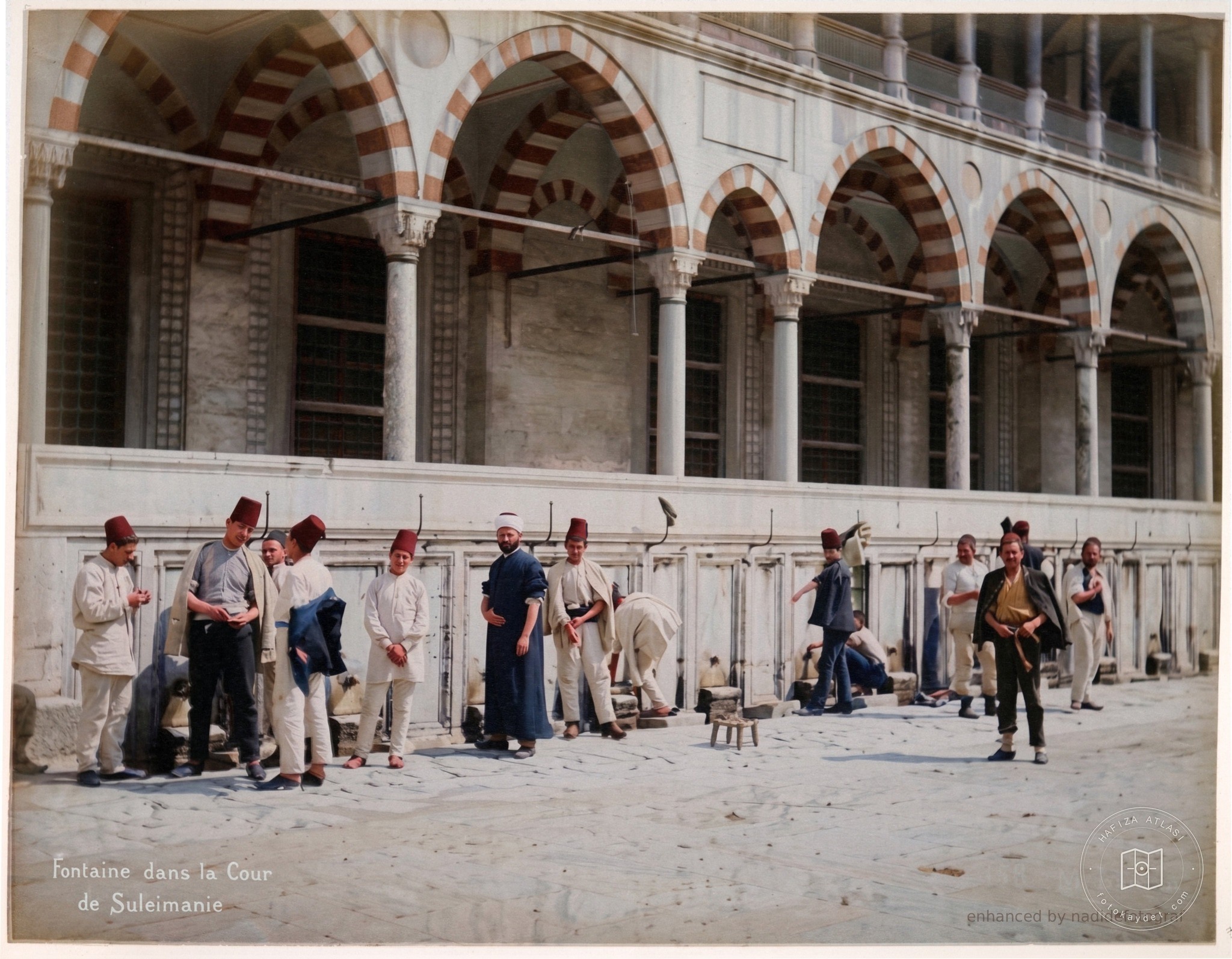 The ablution fountain at Süleymaniye Mosque