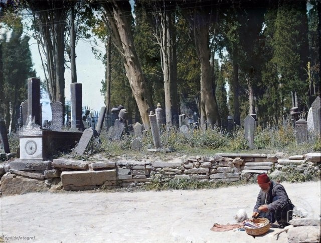 Karacaahmet Cemetery, June 1913