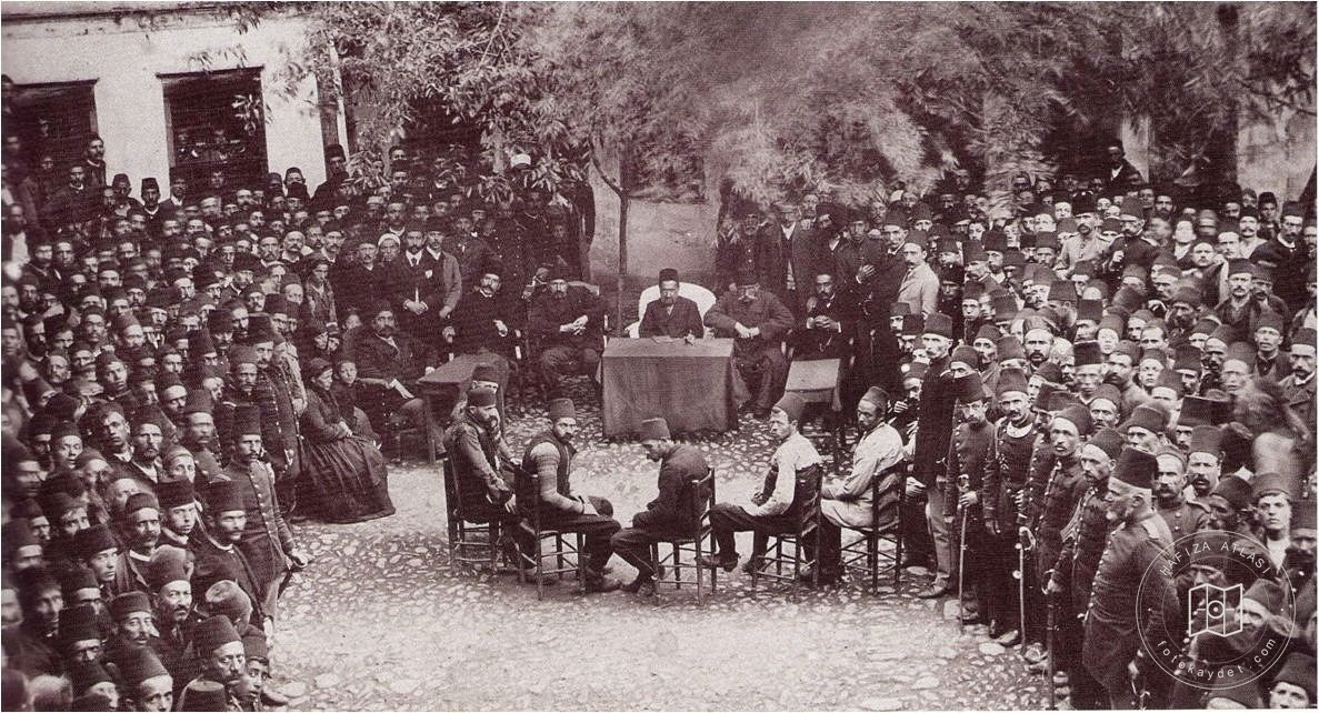 Kesriye'de mahkeme, 1900