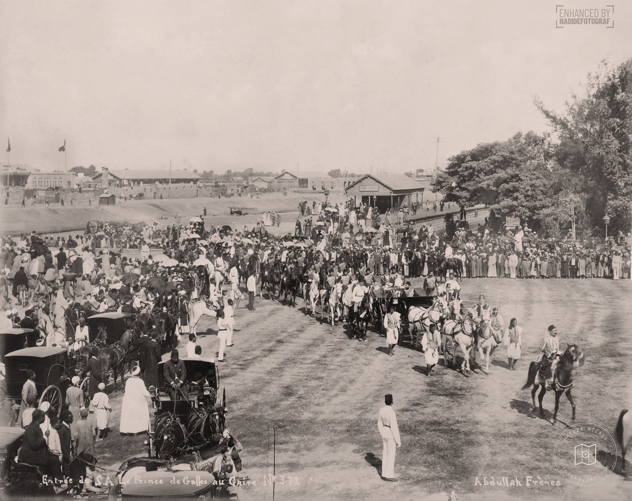 The Prince of Wales entering Cairo, 1862