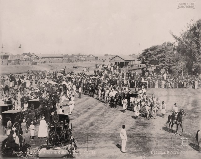 The Prince of Wales entering Cairo, 1862