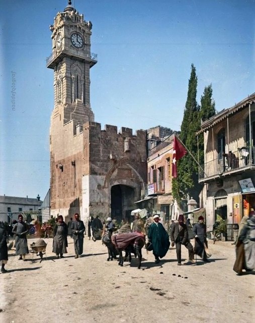 Jerusalem Clock Tower, 1914