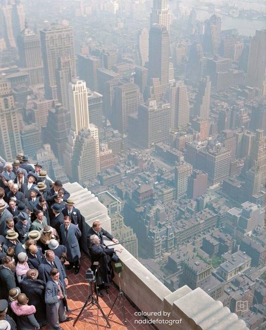 The opening of the Empire State Building, 1931
