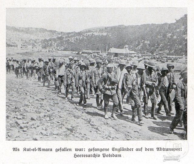 British soldiers captured at Kut al-Amara, 1916