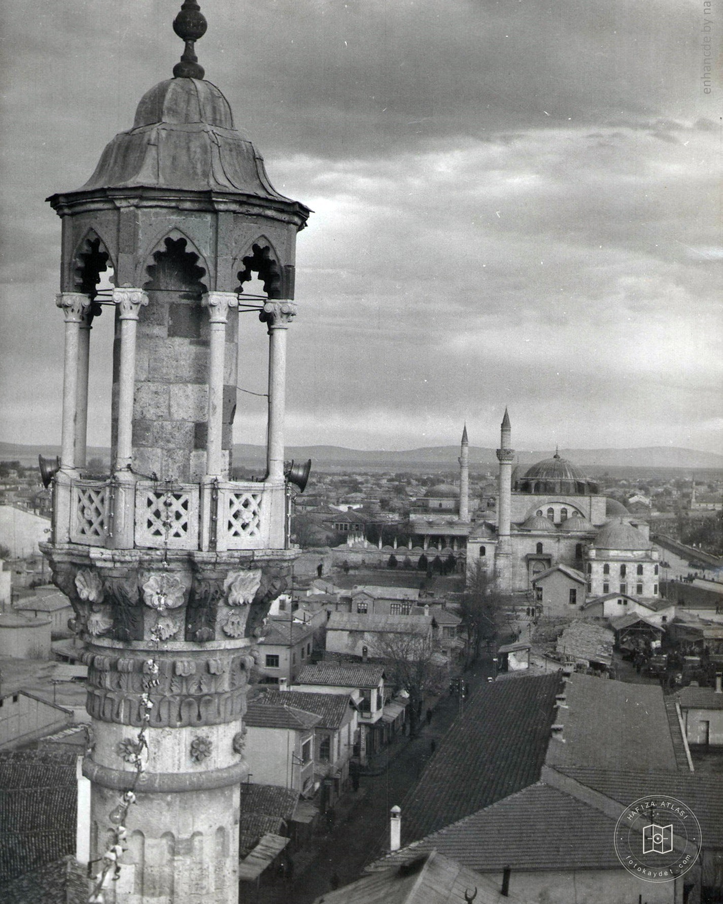 Aziziye Camii minaresinden Konya
