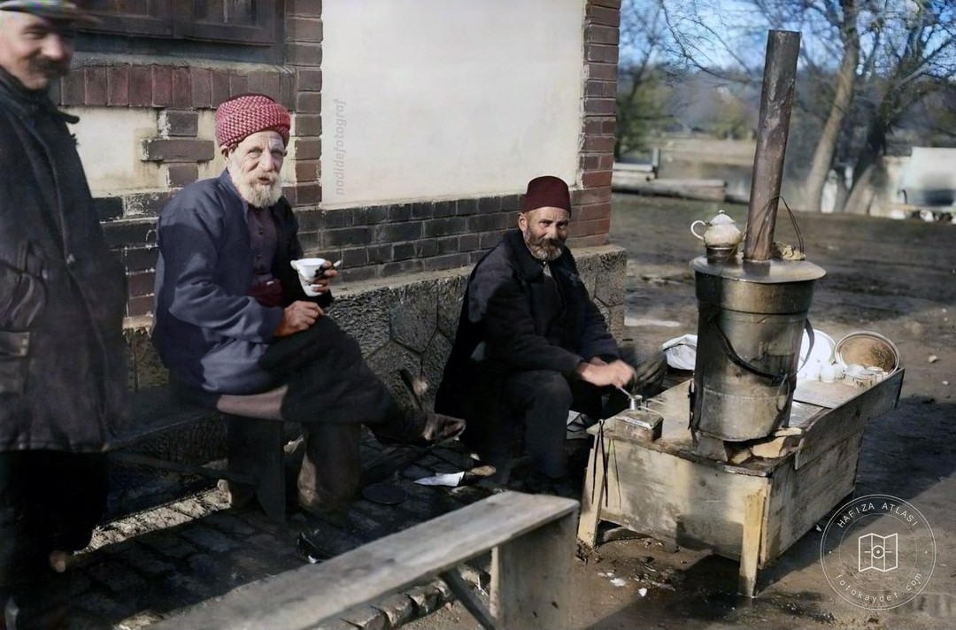 A coffeehouse in Anatolia, 1916
