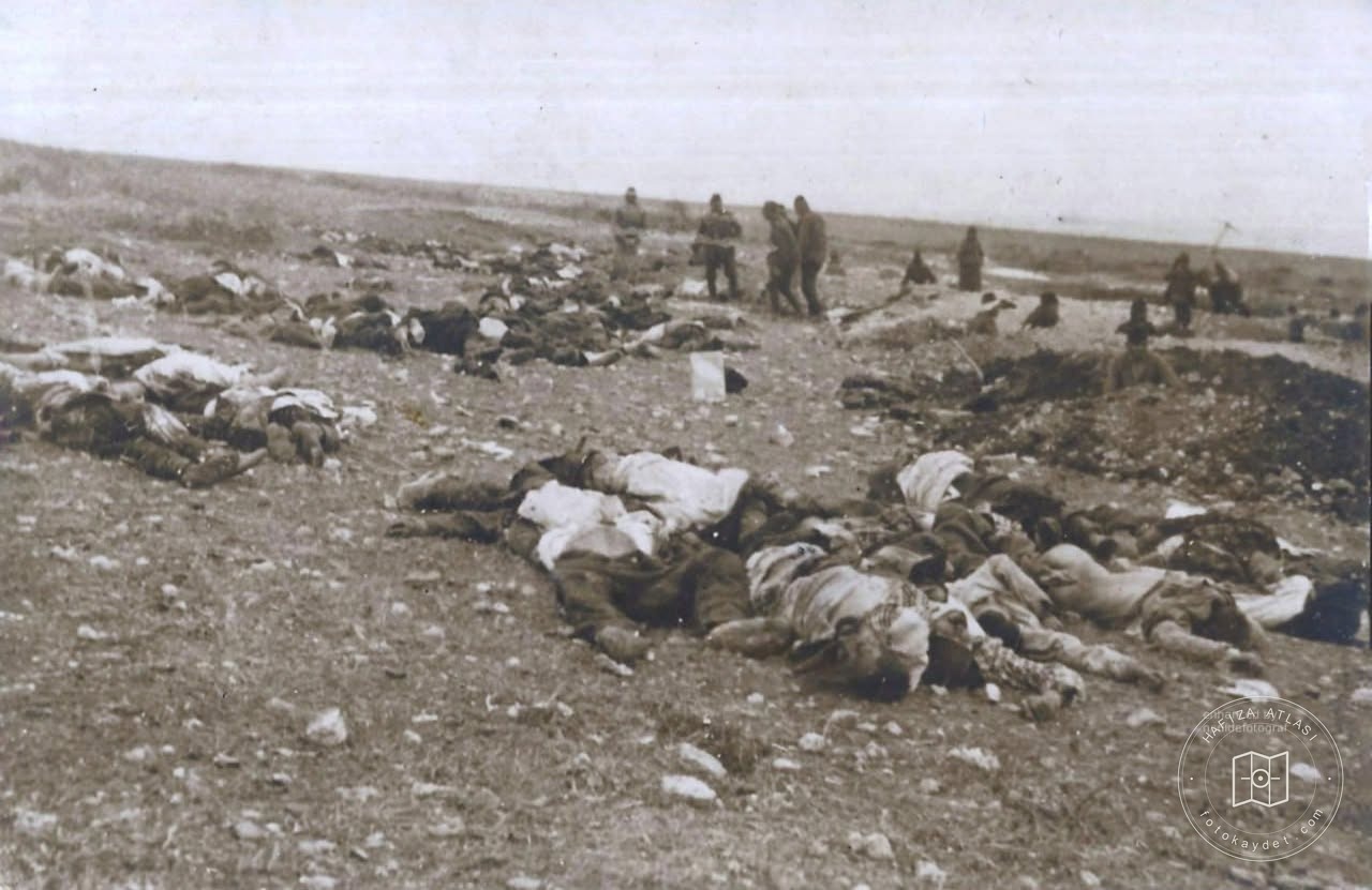 Victims of cholera during the Balkan War, 1912