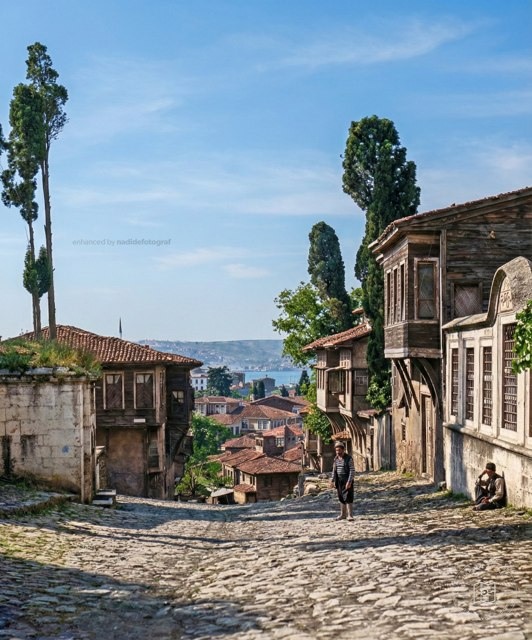 Menzilhane slope in Üsküdar, 1854