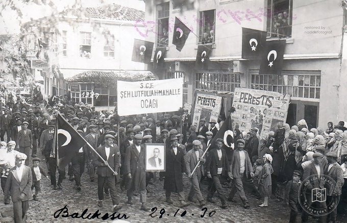 Balıkesir'de Serbest Fırka taraftarları, 1930