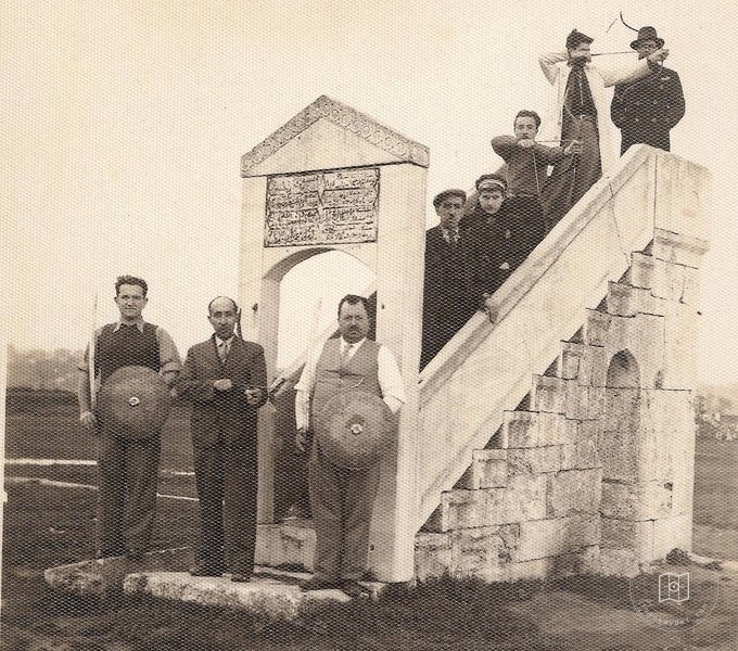 The open-air prayer ground at Okmeydanı, 1940s