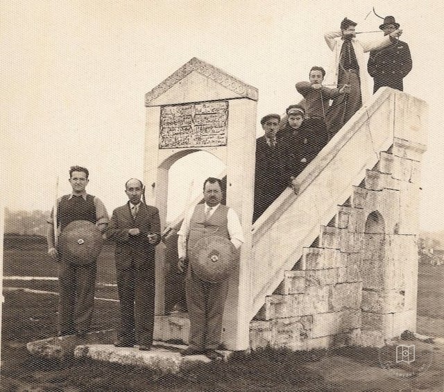 The open-air prayer ground at Okmeydanı, 1940s