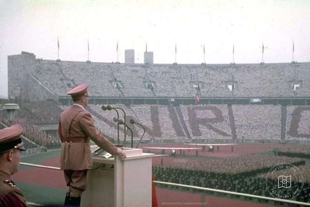 Hitler at May Day celebrations, 1939