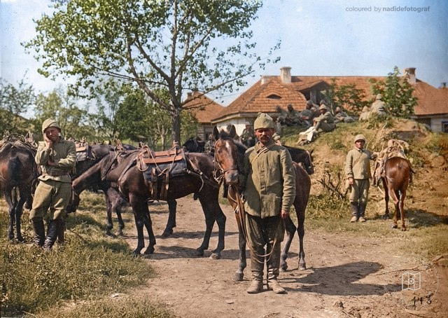 Kovel'de Türk askerleri, 1916