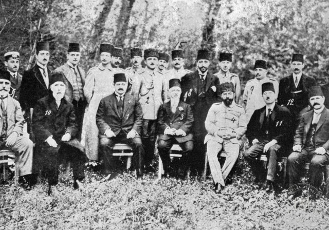 A Committee of Union and Progress meeting, around 1909