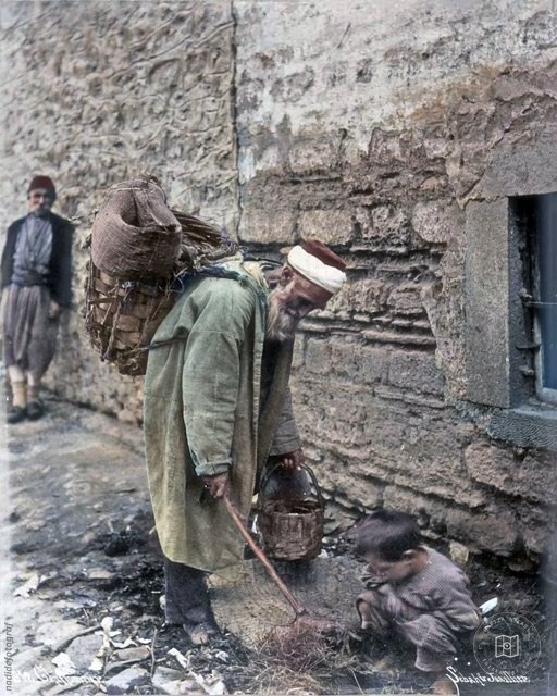 A scrap dealer in Istanbul