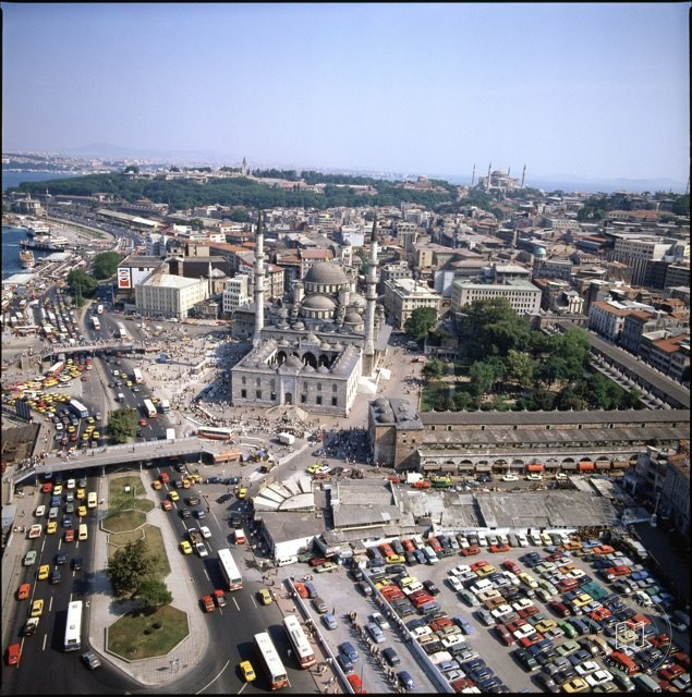 Aerial view of Eminönü and Sirkeci