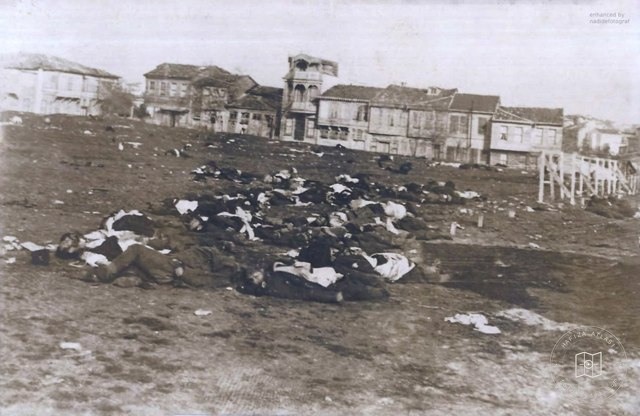 Victims of cholera during the Balkan War, 1912