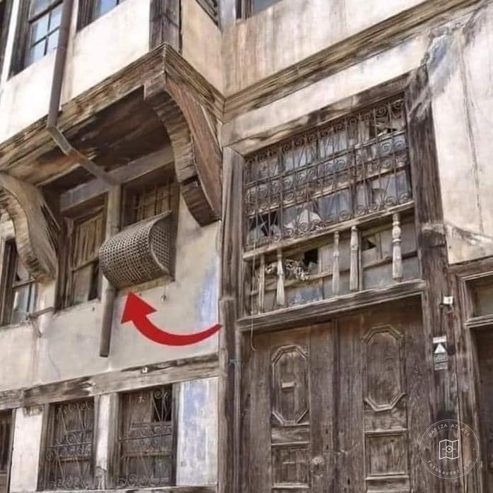 Latticed windows in traditional houses